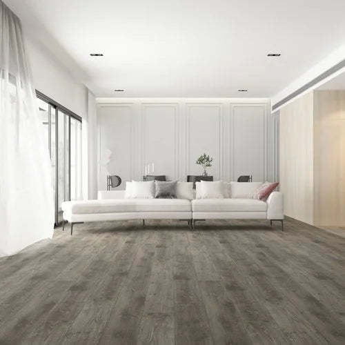 Romulus Burnished Fossil 9x60 Embossed Micro-Bevel 20mil WPC Vinyl Flooring