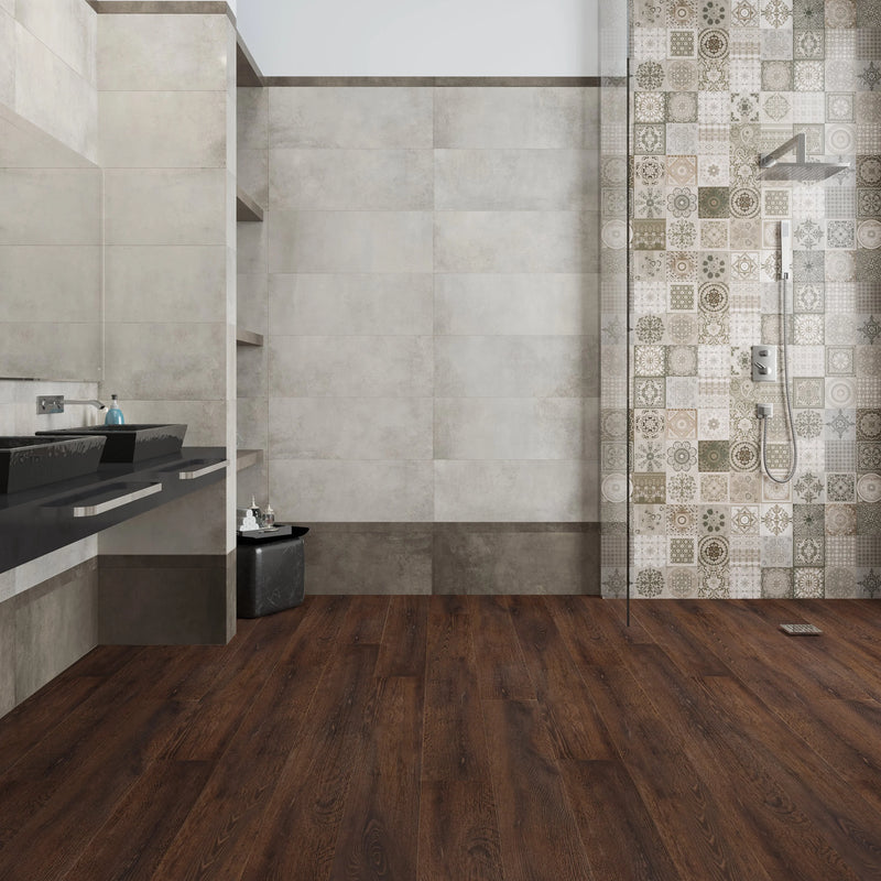Romulus Deep Espresso 9x60 Embossed Micro-Bevel 20mil WPC Vinyl Flooring