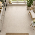 Rosalia Beige 12x12 Natural Marble Tile — Sunroom floor
