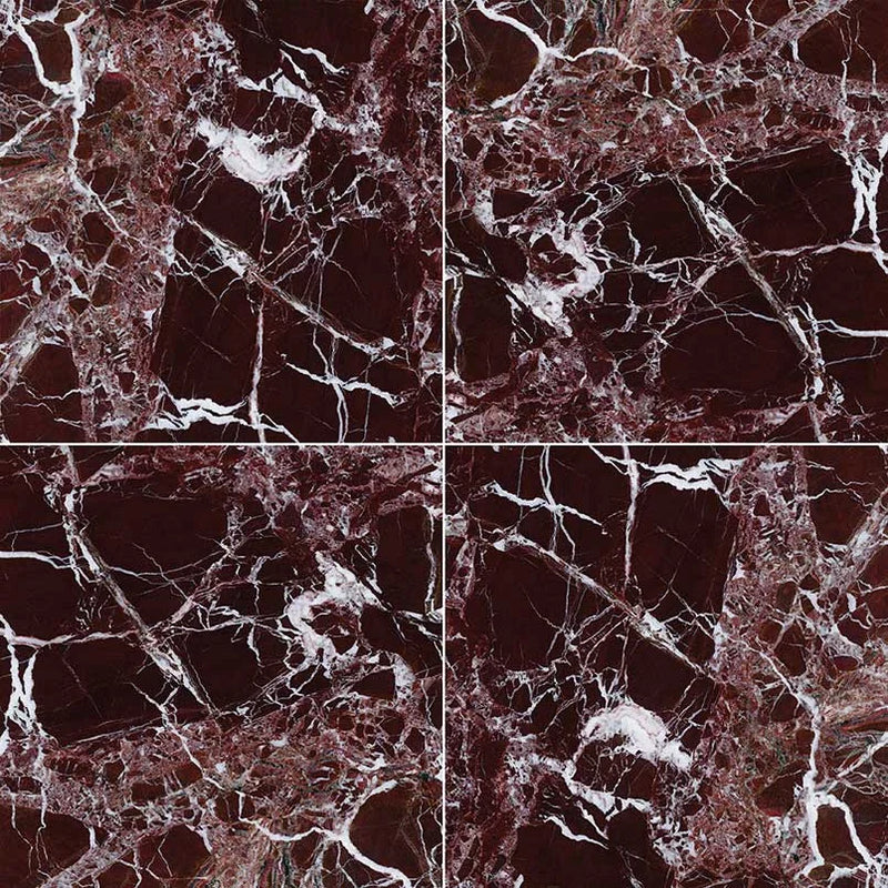 Rosso Levanto 12x12 Polished Marble Tile