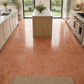 Rosso Verona 12x12 Natural Marble Tile — Kitchen floor