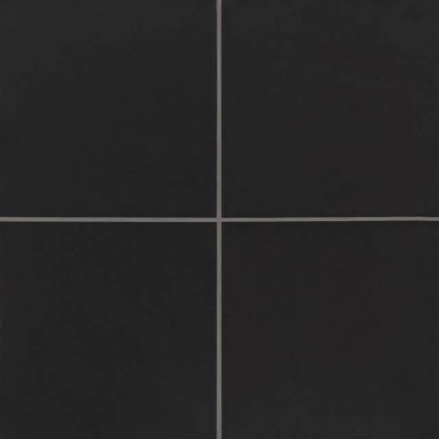 Rothko Black 9x9 Matte Ceramic Field Tile