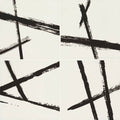 Rothko Brush Stroke 9x9 Matte Ceramic Field Tile