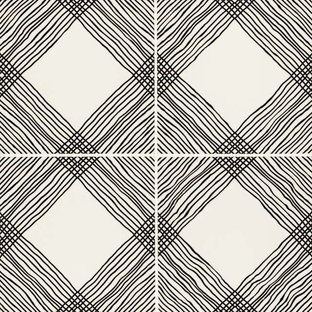 Rothko Linear Squares 9x9 Matte Ceramic Field Tile