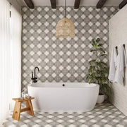 Rothko Linear Squares 9x9 Matte Ceramic Field Tile