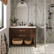 Rothko Square Sketch 9x9 Field Matte Ceramic Tile