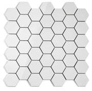 Roy White 2x2 Hexagon Polished Porcelain Mosaic