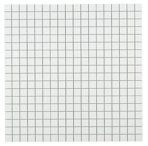 White Tile Roy White Matte Porcelain Mosaic