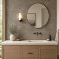 Rustic Gold 12x24 Gauged Slate Tile — Bathroom vanity wall