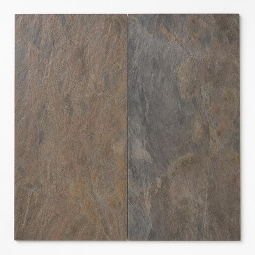 Rustic Gold 12x24 Gauged Slate Tile close-up