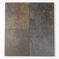 Rustic Gold 16x16 Gauged Slate Tile close-up