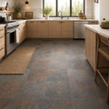Rustic Gold 16x16 Gauged Slate Tile — Kitchen floor