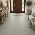 Rustic Green (Sea Grass) 18x18 Honed Limestone Tile — Foyer floor