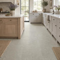Rustic Green (Sea Grass) 18x18 Honed Limestone Tile — Kitchen floor