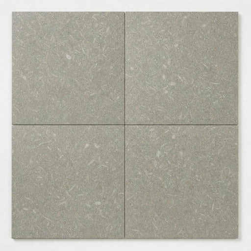 Rustic Green (Sea Grass) 18x18 Polished Limestone Tile close-up