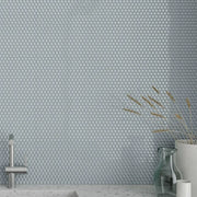 S-Series Cloud Blue Glossy 2x12 Porcelain Wall Tile