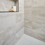 S Series Halo Grey Penny Round Matte Mesh Ceramic/Porcelain Mosaic