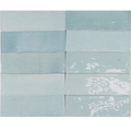 Safi Collection Aqua 0.43x6.3 Glossy Ceramic Trim