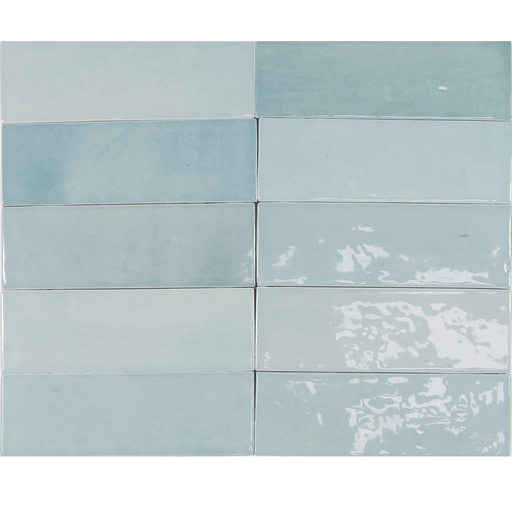 Safi Collection Aqua 0.43x6.3 Glossy Ceramic Trim