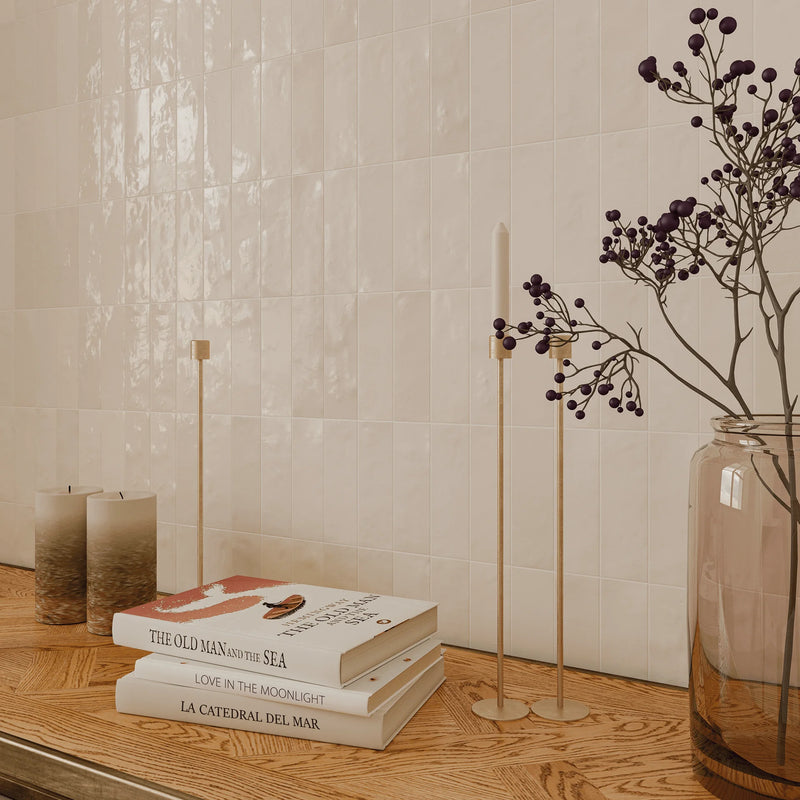 Safi Collection Nude 0.43x6.3 Glossy Ceramic Trim