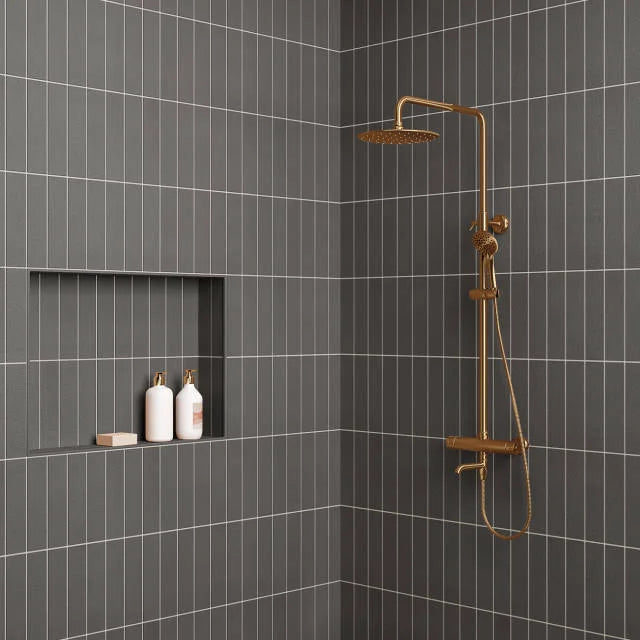 Sahara Dark 12x3 Pressed Matte Ceramic Field Tile