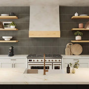 Sahara Dark 1x12 Matte 11.75x11.75 Glass Mosaic