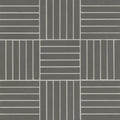 Sahara Dark Crosshatch 5/8x4 11.75x11.75 Matte Porcelain Mosaic