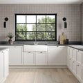 Sahara Grey 11.75x11.75 4x4 Square Matte Porcelain Mosaic