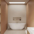 Sahara 1x12 Matte 11.75x11.75 Grey Glass Mosaic