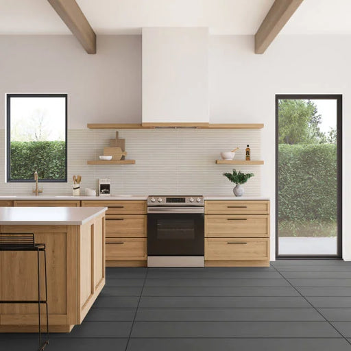 Sahara 1x12 Matte 11.75x11.75 Grey Glass Mosaic