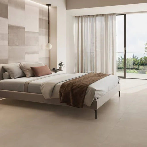 Sahara Cold 48x24 Rectified Deco Matte Ceramic Tile