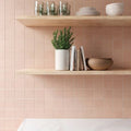 Sahara Rose 11.75x11.75 Square Matte Glass Mosaic Tile