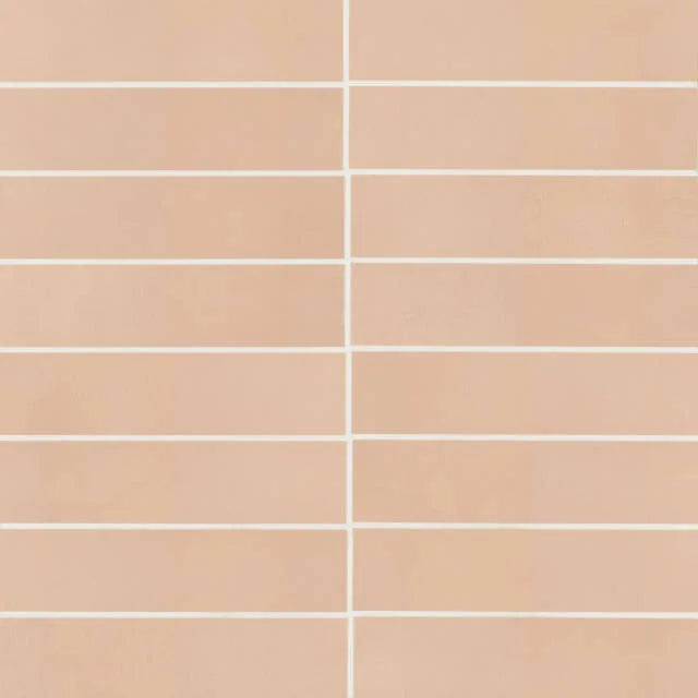 Sahara Rose 12x3 Pressed Field Matte Ceramic Tile