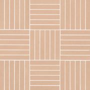 Sahara Rose Crosshatch 5/8x4 Matte 11.75x11.75 Porcelain Mosaic