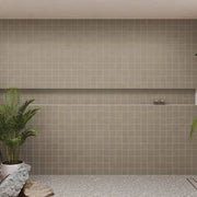Sahara Taupe 4x4 11.75x11.75 Square Matte Porcelain Mosaic