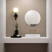 Sahara Taupe 4x4 11.75x11.75 Square Matte Porcelain Mosaic