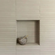 Sahara White 1x12 Matte Glass Mosaic