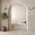 Sahara White 1x12 Matte Glass Mosaic