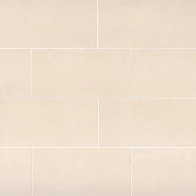 Sahara White 24x12 Matte Rectified Ceramic Field Tile