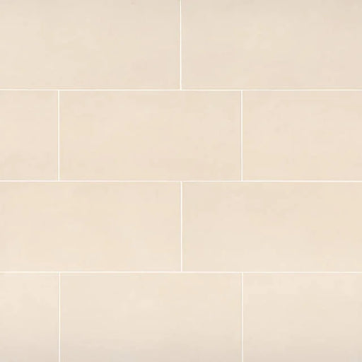 Sahara White 24x12 Matte Rectified Ceramic Field Tile