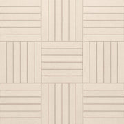 Sahara White Crosshatch 5/8x4 Matte 11.75x11.75 Porcelain Mosaic