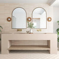 Sahara White Crosshatch 5/8x4 Matte 11.75x11.75 Porcelain Mosaic