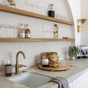 Sahara White Crosshatch 5/8x4 Matte 11.75x11.75 Porcelain Mosaic