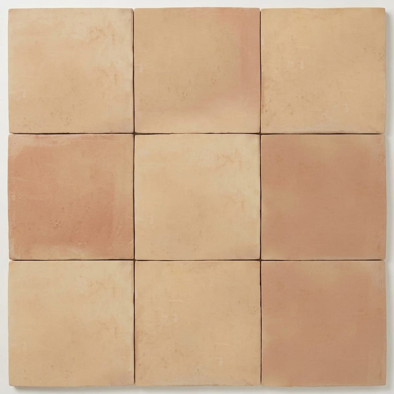 Saltillo Regular Edge 12x12 Natural Terracota Paver close-up