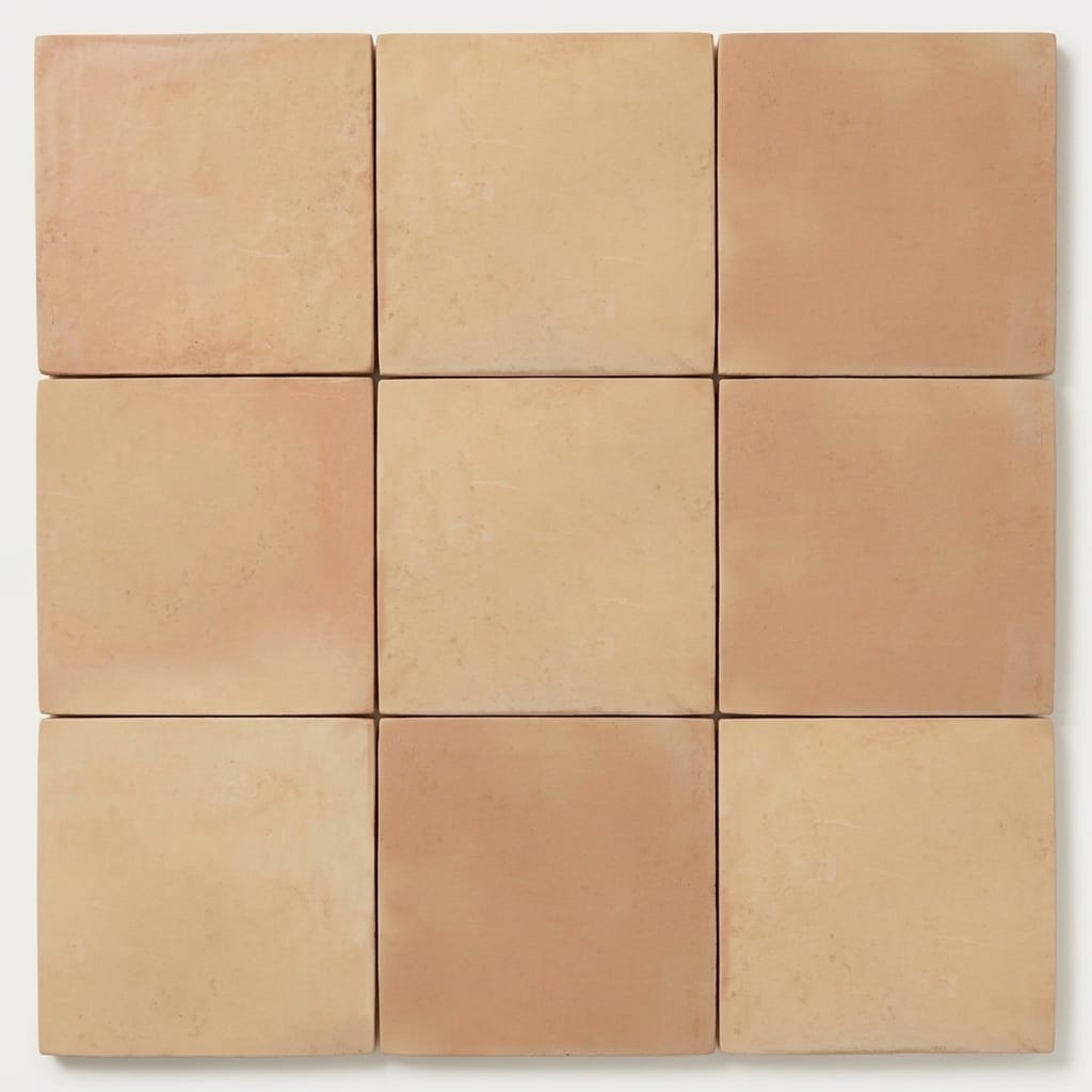 Saltillo Regular Edge 8x8 Natural Terracota Paver — Solidshape