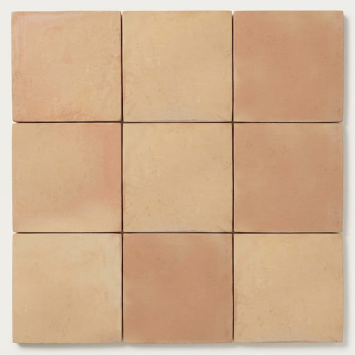 Saltillo Regular Edge 8x8 Natural Terracota Paver close-up