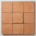Saltillo Regular Stair Coping Corner Terracota 12x12 Natural Paver close-up