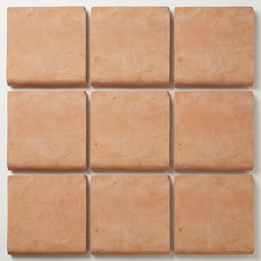 Saltillo Regular Stair Coping Terracota 12x12 Natural Pool close-up