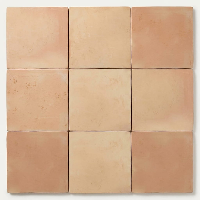 Saltillo Super Sealed 12x12 Natural Terracota Paver close-up