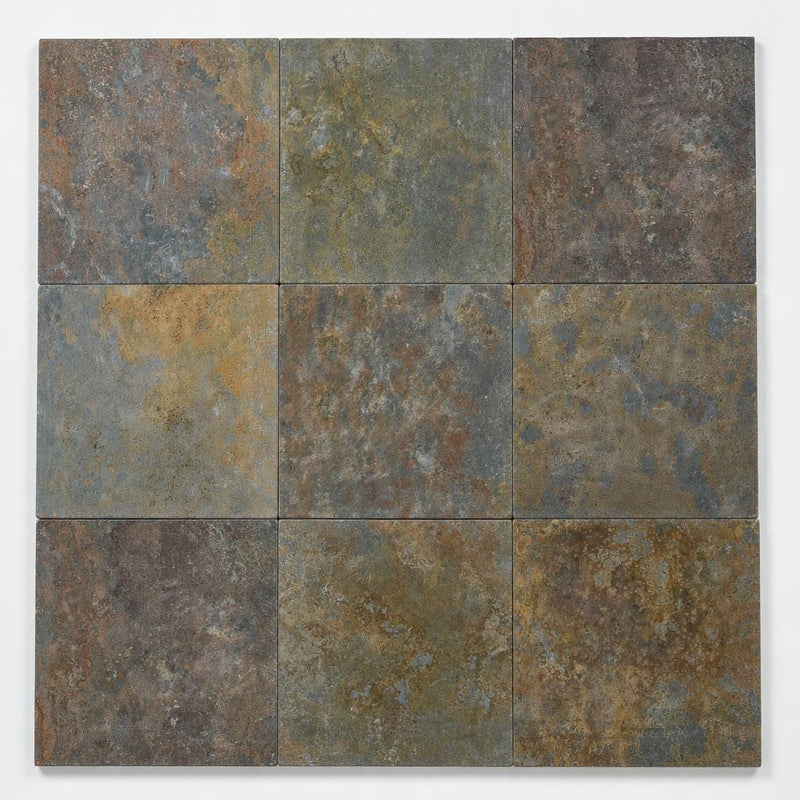 San Rio Rustic 12x12 Gauged Slate Tile close-up